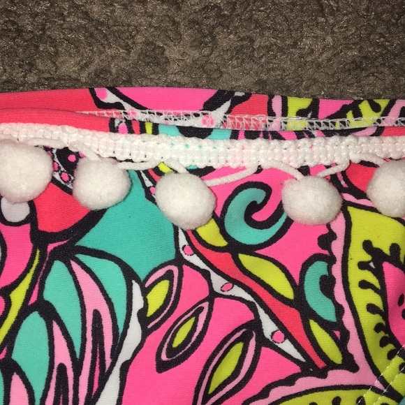 NWT Gianni Bini PomPom String Tie Bikini Bottoms - Picture 5 of 5